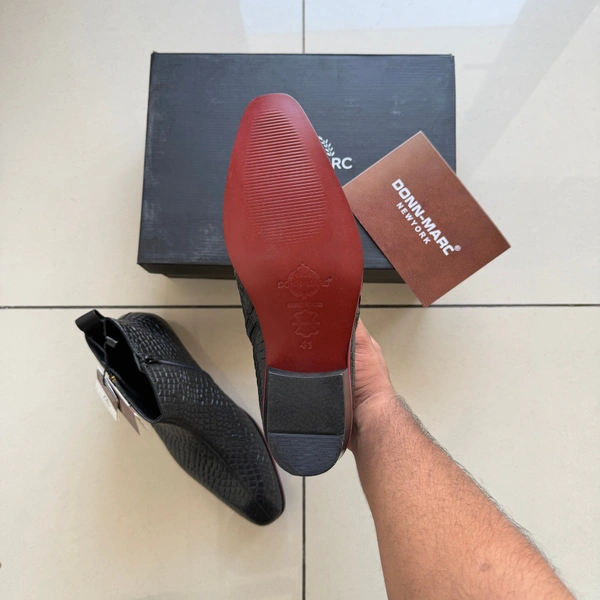 LEATHER CROCO CHELSEA - UK 10