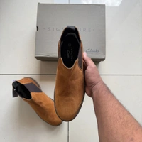 GENUINE LEATHER CHELSEA TAN - UK 10