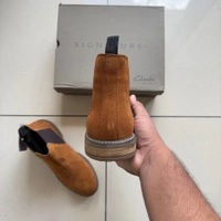 GENUINE LEATHER CHELSEA TAN - UK 10