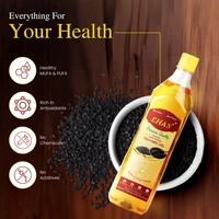 EHAS Cold-Pressed Sesame Oil - 100% Pure, Unrefined & Chemical-Free | Rich in Antioxidants & MUFA/PUFA | Ideal for Cooking, Skin & Hair Care | Boosts Immunity & Bone Health | - 1000ML