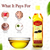 EHAS Cold-Pressed Sesame Oil - 100% Pure, Unrefined & Chemical-Free | Rich in Antioxidants & MUFA/PUFA | Ideal for Cooking, Skin & Hair Care | Boosts Immunity & Bone Health | - 1000ML
