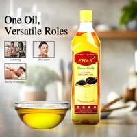 EHAS Cold-Pressed Sesame Oil - 100% Pure, Unrefined & Chemical-Free | Rich in Antioxidants & MUFA/PUFA | Ideal for Cooking, Skin & Hair Care | Boosts Immunity & Bone Health | - 1000ML