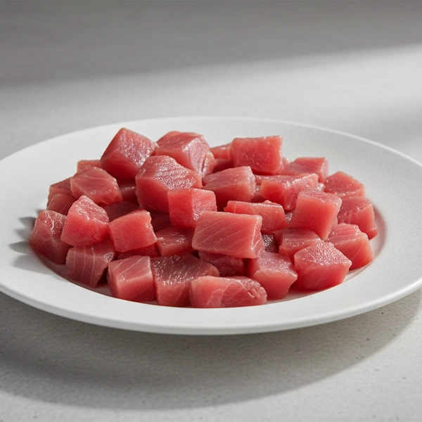 Yellow Fin Tuna|تونة الزعنفة الصفراء - 2Kg-2.5Kg, Cubes