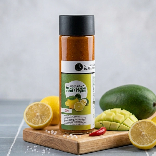 Mango Lemon Pickle Liquid|مخلل المانجو والليمون سائل