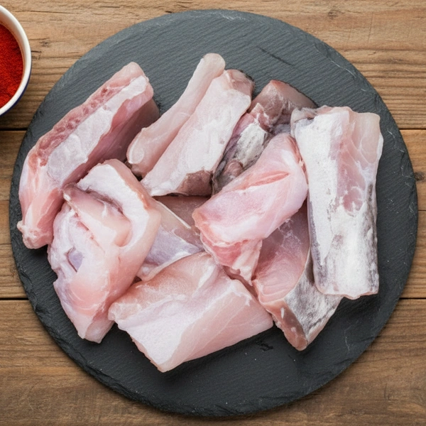 Silver Trevally|جش أبيض - 1.7Kg-2Kg, Curry Cut