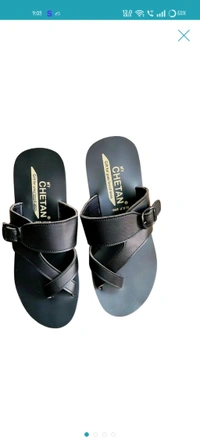 MyChetan Mens Stylish Slippers Black Color, Durable Sole, All-Day Comfort, Waterproof, F3 Slipper For ₹210 - Black, 6