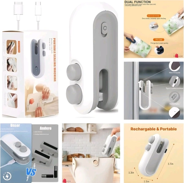 Mini Portable Bag Sealer – Keeps Food Fresh
