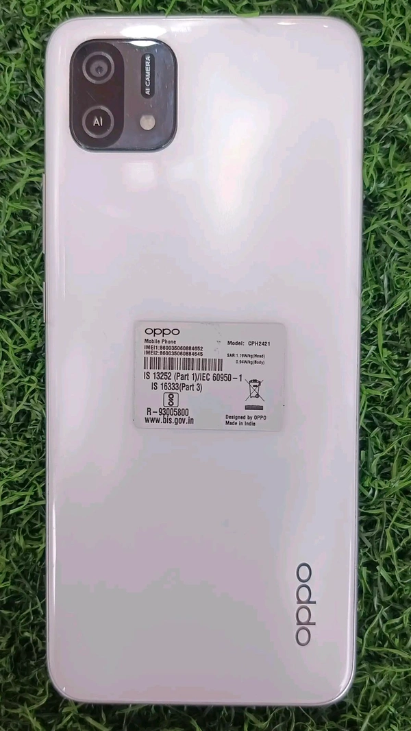 OPPO A16e (White, 4/64) Refurbished - White