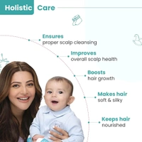 T.A.C the Ayurveda TAC - The Ayurveda Co. Dashapushpadi Ayurvedic Baby Shampoo For Hair Wash, Anti-fungal, Hair Growth with 100% Natural Ingredients, All Hair Types, 200ml