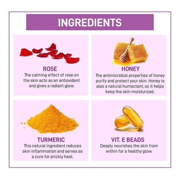 MYGLAMM WIPEOUT MyGlamm Wipeout Germ Killing Soap-Rose & Honey-75gm