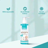 G RAMA Free Home 🏡 Delivery 🚚 TAC Dashapushpadi Ayurvedic Baby Massage Oil for Stronger Bones & Muscles, 100% Natural Ingredients, Non-Sticky, All Skin Types, 150ml