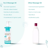 G RAMA Free Home 🏡 Delivery 🚚 TAC Dashapushpadi Ayurvedic Baby Massage Oil for Stronger Bones & Muscles, 100% Natural Ingredients, Non-Sticky, All Skin Types, 150ml