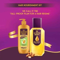 G RAMA Free Home π‘ Delivery π Bajaj Almond Drops Hair Nourishment Kit with 350ML Hair Oil & 340ML Shampoo for Hairfall Reduction & Soft Shiny Hair