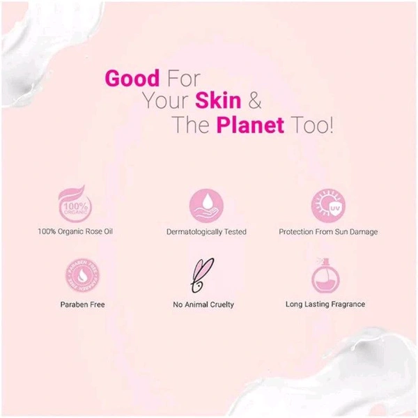 50% OFF π΄ G RAMA Free Home π‘ Delivery π Dabur Gulabari Moisturizing Body Lotion - 200ml For Dry & Dull Skin, Made with 100% Organic Rose Oil, Dermatologically Tested and Paraben Free