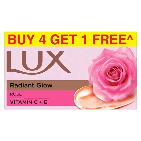 G RAMA Free Home π‘ Delivery π Lux Soft Glow Rose & Vitamin E For Glowing Skin Beauty Soap Offer Pack 5X100 g