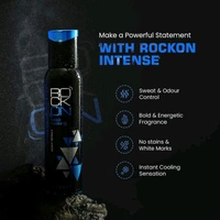Body Spray - For Men & Women ROCK ON Intense Deodrant | Unisex Body Spray | Long-Lasting Deo for Men & Women Body Spray - For Men & Women (150 ml)