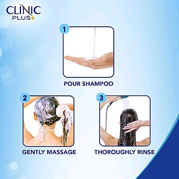 Clinic plus Clinic Plus Health Shampoo Strong &Long Milk Protein Multivitamin