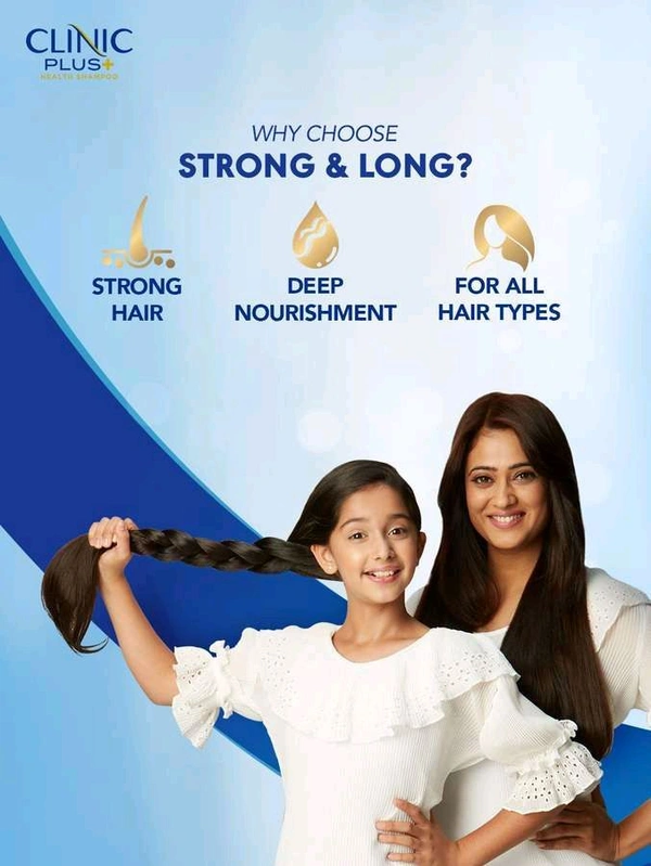 Clinic plus Clinic Plus Health Shampoo Strong &Long Milk Protein Multivitamin