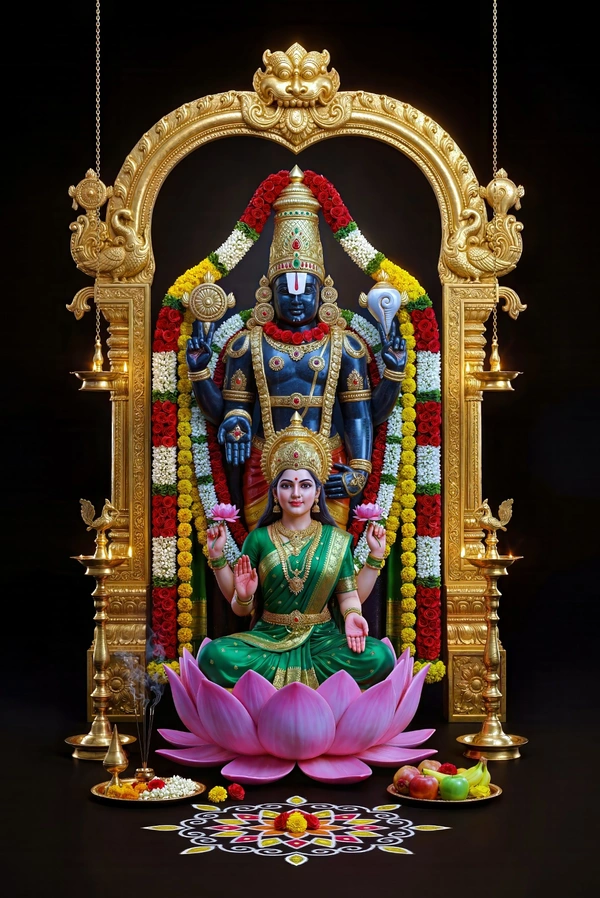 Lakshmi Venkateshwara Acrylic Photo