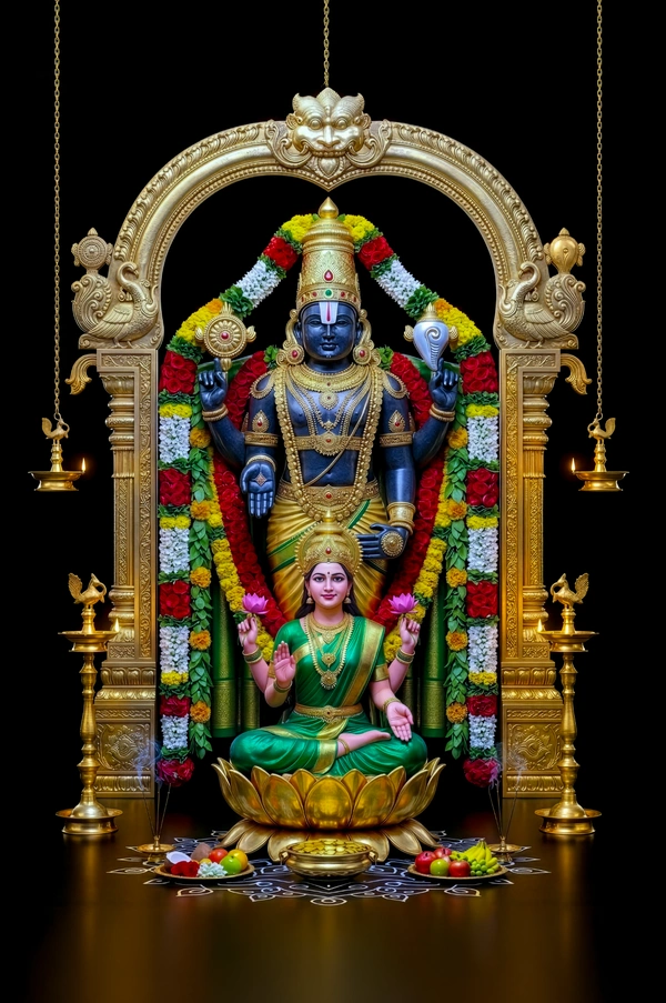 Lakshmi Venkateshwara Acrylic Photo
