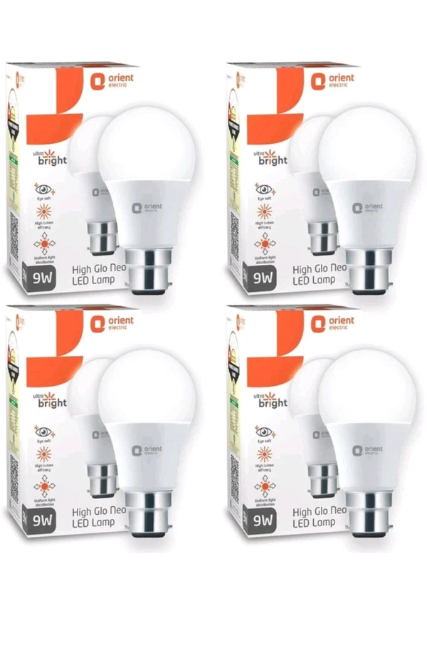 Orient 9watt Bulb - White, Free