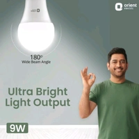 Orient 9watt Bulb - White, Free
