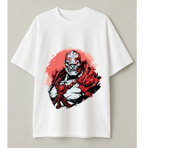 Warrior Beast Graphic Tshirt - S, White