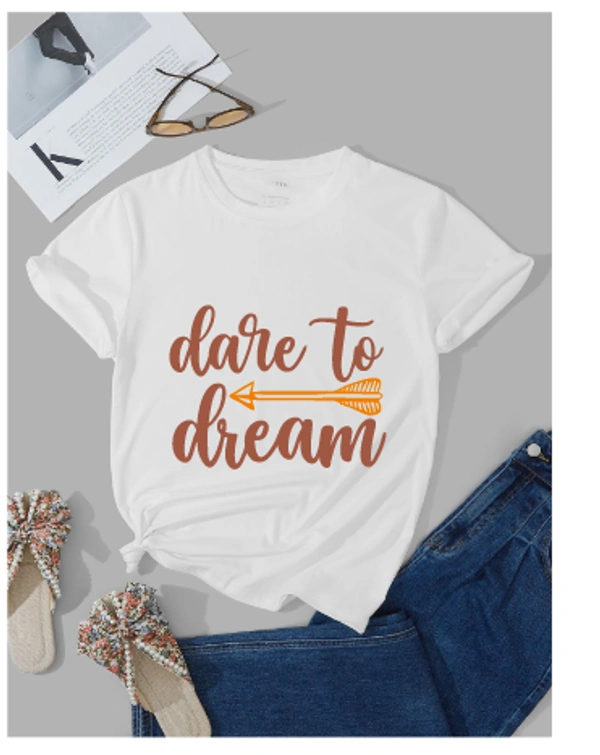 "Dare to Dream" TShirt - M, Pink