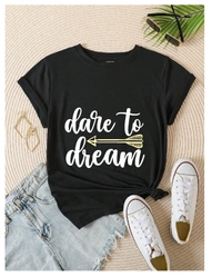 "Dare to Dream" TShirt - M, Pink