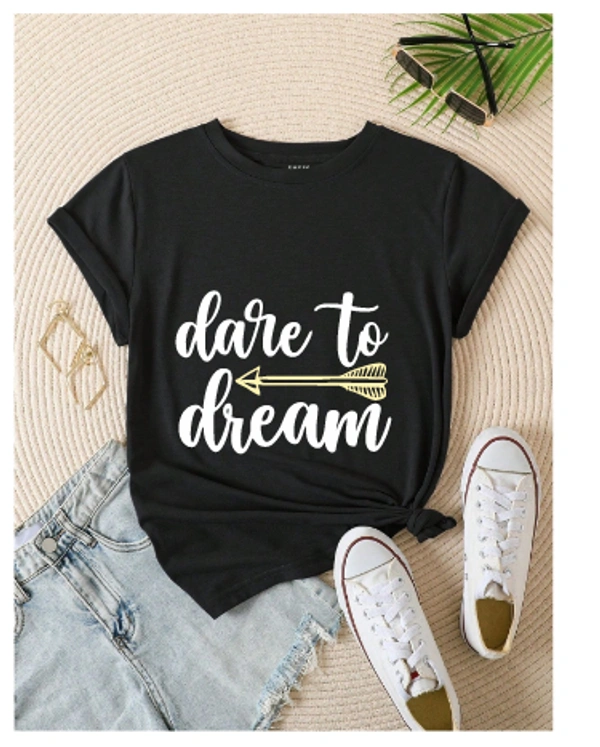 "Dare to Dream" TShirt - M, Pink