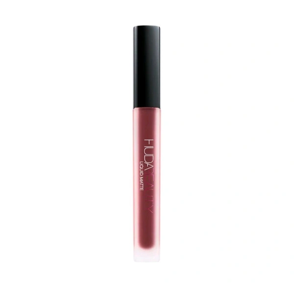 Huda Beauty Liquid Matte Ultra-Comfort Transfer-Proof Lipstick - Famous (4.2ml) - Merlot