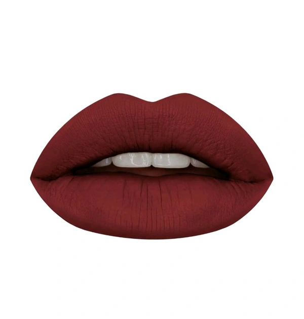 Huda Beauty Liquid Matte Ultra-Comfort Transfer-Proof Lipstick - Famous (4.2ml) - Merlot