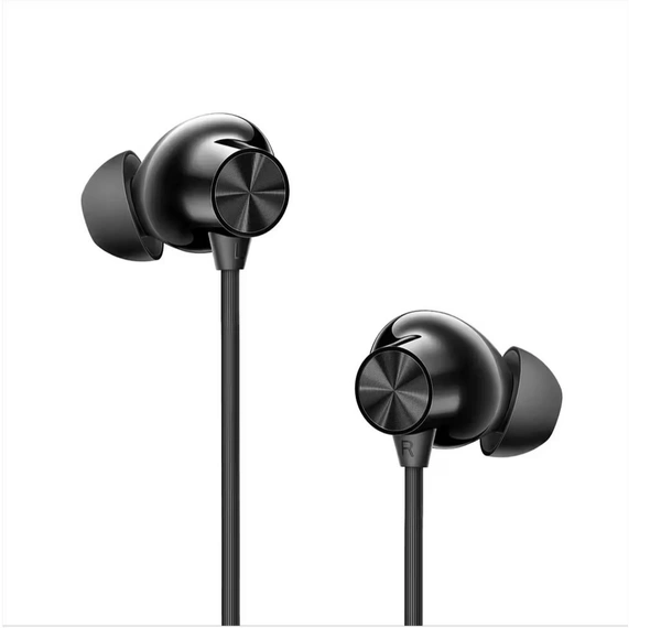 OnePlus Bullets Wireless Z3 in-Ear Neckband with 12.4mm Drivers, 3D Spatial Audio, 10 mins Charge for 27 hrs Playback, Al Call Noise Cancellation,-Mambo Midnight