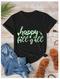 "Happy Fall Y’all" TShirt - M, Pink