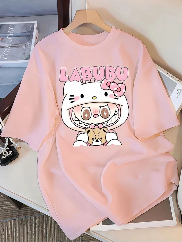 "LABUBU x Hello Kitty" Mashup - S, Pink