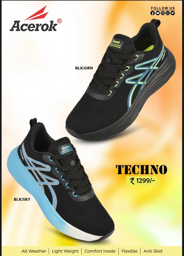 TECHNO Acerok athletic shoes