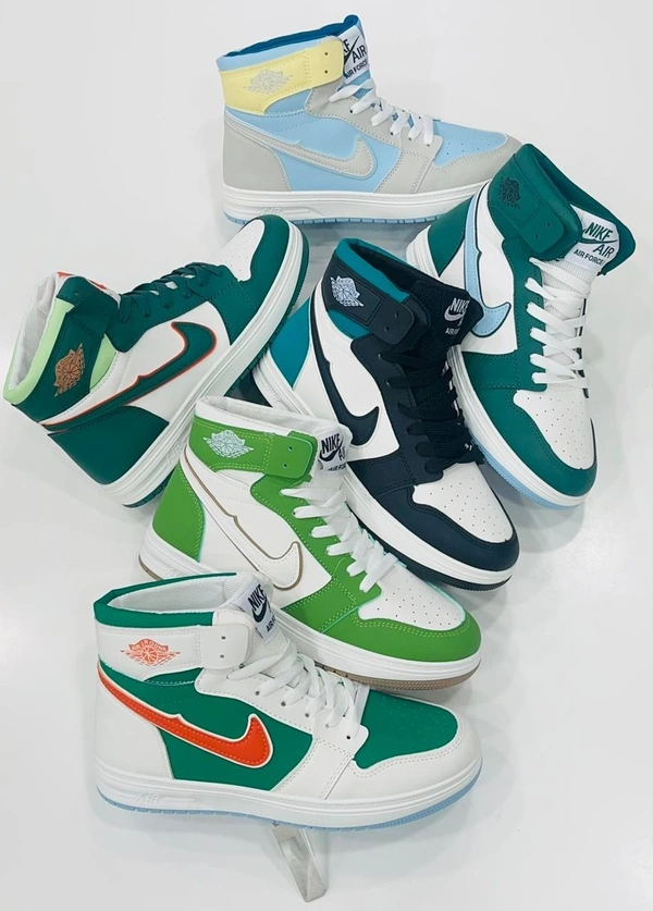 High-Top Fashion Sneakers.