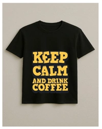 Keep Calm and Drink Coffee - M, Pink