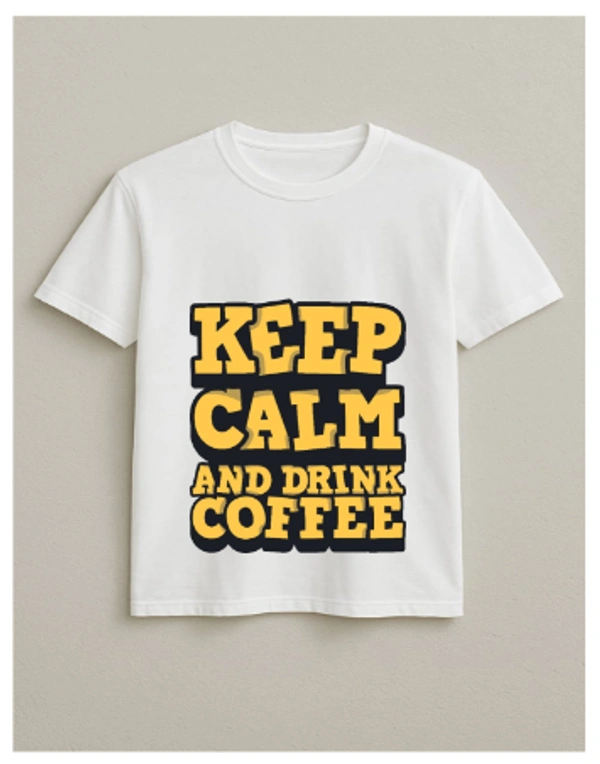 Keep Calm and Drink Coffee - M, Pink