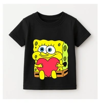 Sponge Bob Love Kids Tshirt - M, Pink