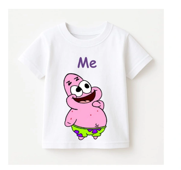 Me – Patrick Star Tshirt - S, White