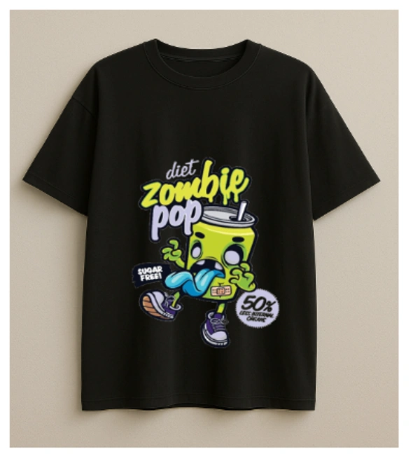 Diet Zombie Pop Tshirt - M, Pink