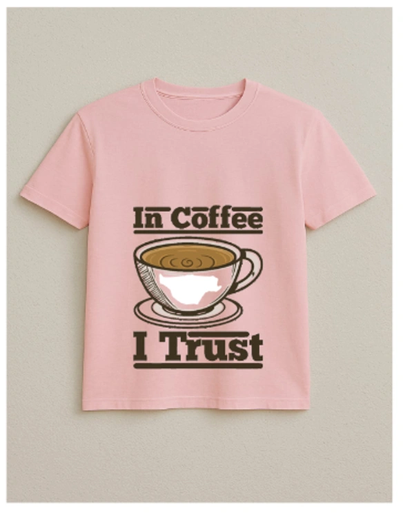 In Coffee I Trust Tshirt Design - S, White