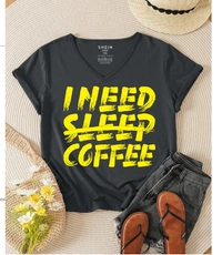 "I NEED SLEEP COFFEE" - L, Black
