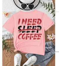 "I NEED SLEEP COFFEE" - L, Black