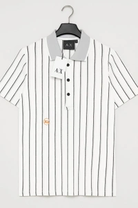 Half-sleeve polo t-shirt - M, Sundown