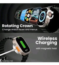 T-800 T800 Pro Smart watch Beautiful Strap Bluetooth Calling Function Smartwatch - 49mm