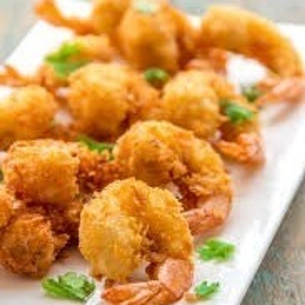 Golden Fried Prawns