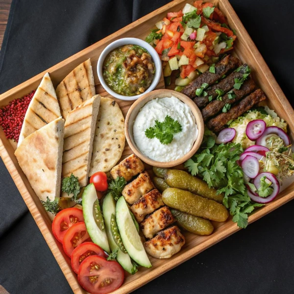 Spice Taxi Turkish Platter - Veg