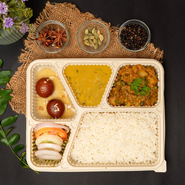 Aloo Matar Full Meal